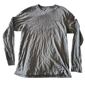 Patagonia Grey Long Sleeve Logo Shirt Men’s M